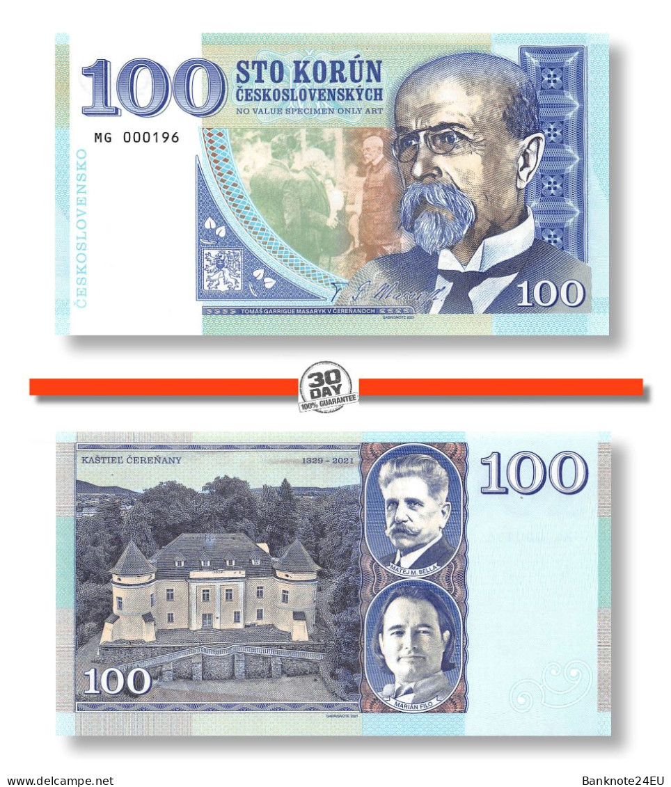 Slovakia 100 Korun 2021 Unc Specimen - Specimen