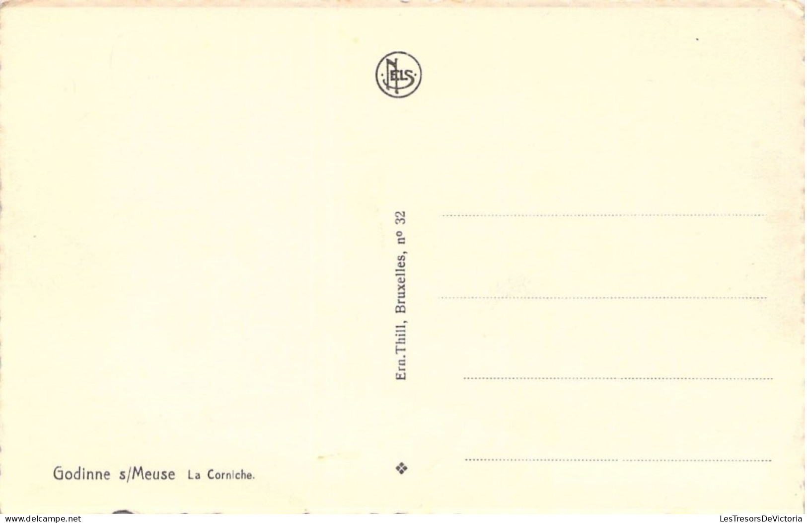 BELGIQUE - GODINNE Sur MEUSE - La Corniche - Carte Postale Ancienne - Sonstige & Ohne Zuordnung