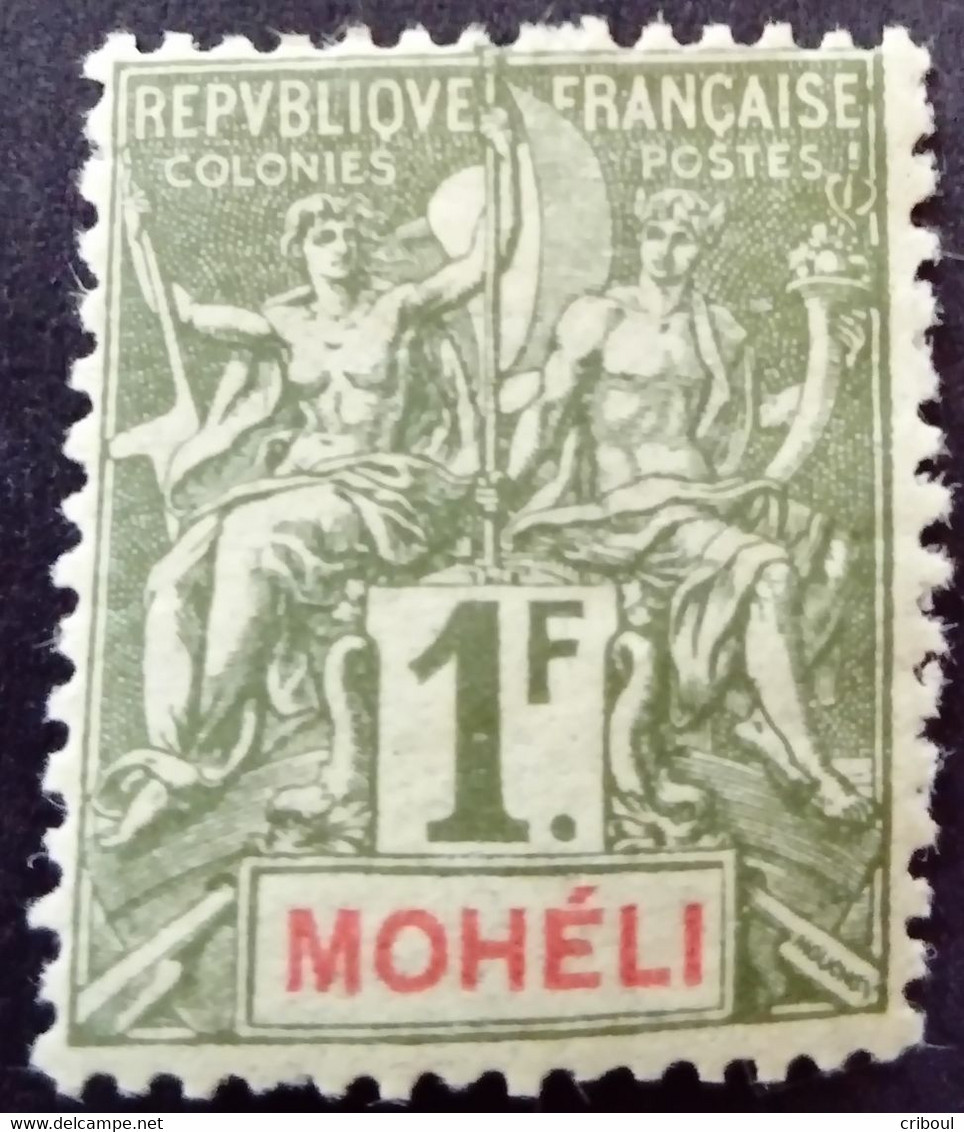 Moheli 1906 Yvert 14 (*) MNG - Nuovi