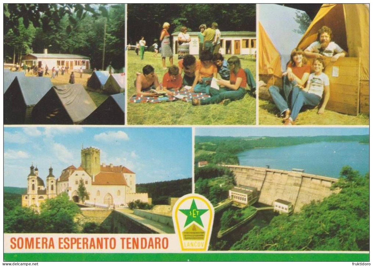 AKEO 14 Esperanto Postcards Czechoslovakia Lančov - Somera Esperanto-Tendaro / Poprad / Marianske Lazne - Karlovy Vary - Esperanto