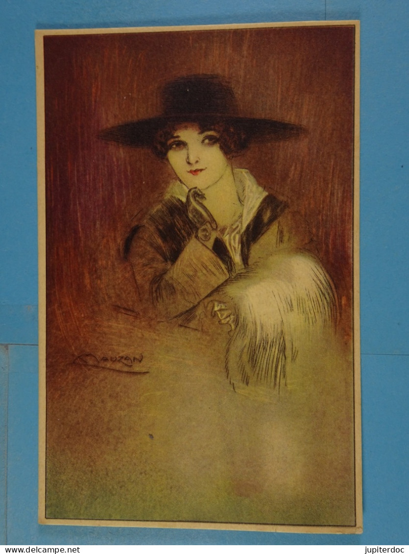 Mauzan Femme à Chapeau - Mauzan, L.A.