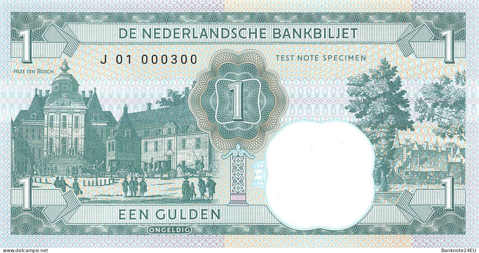 Netherlands 1 Gulden 2019 King Willem I Prefix J Unc Specimen - Fiktive & Specimen