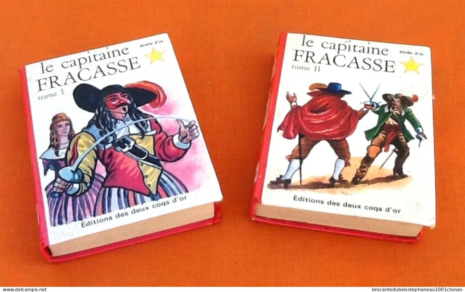 Théophile Gautier Le Capitaine Fracasse (1967) Tome 1 Et Tome 2 - Bibliotheque Rouge Et Or