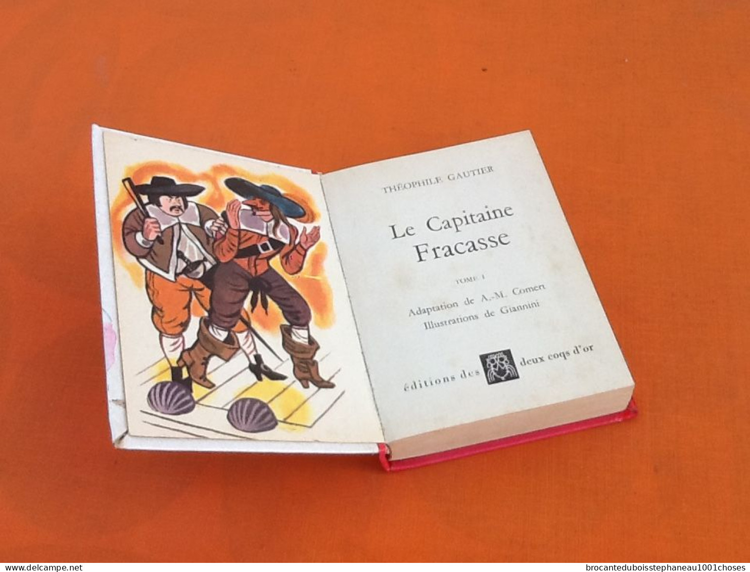 Théophile Gautier Le Capitaine Fracasse (1967) Tome 1 Et Tome 2 - Bibliotheque Rouge Et Or