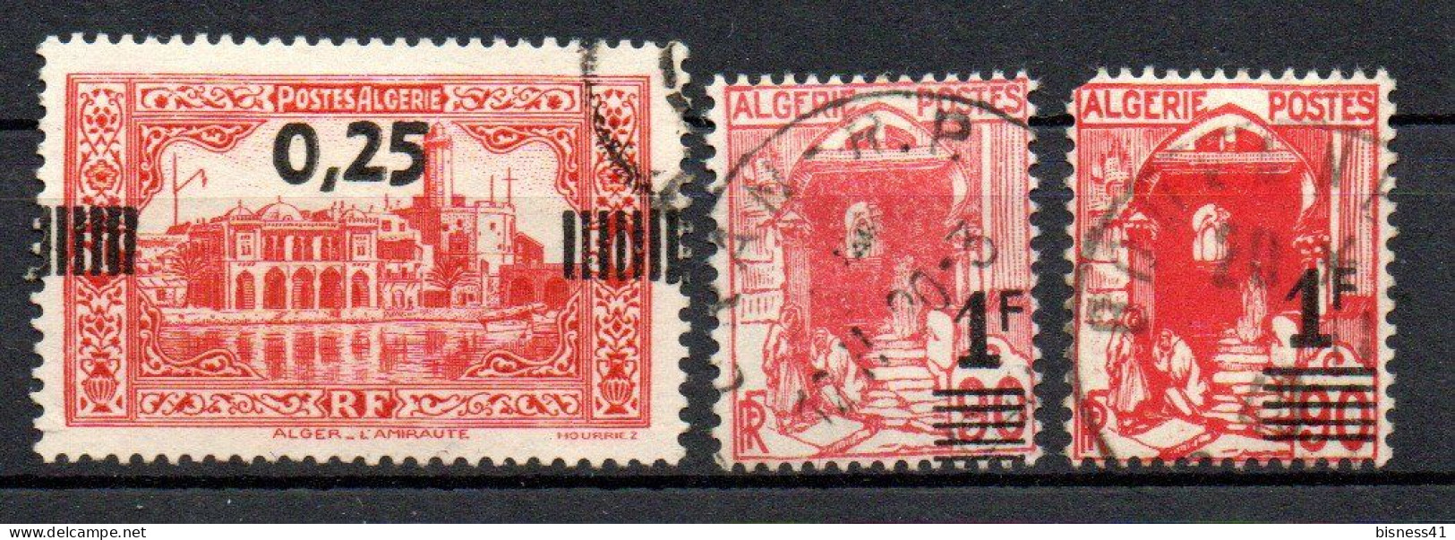 Col33 Colonie Algérie N° 148 158 & 158A Oblitéré Cote : 3,00€ - Oblitérés