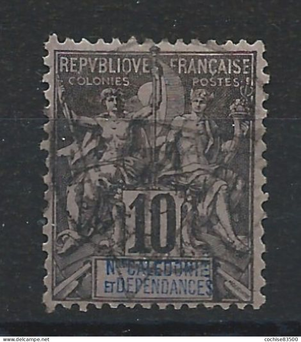 Nouvelle-Calédonie Taxe N°2 Obl (FU) 1894/1900 - Type Groupe Surchargé - Segnatasse