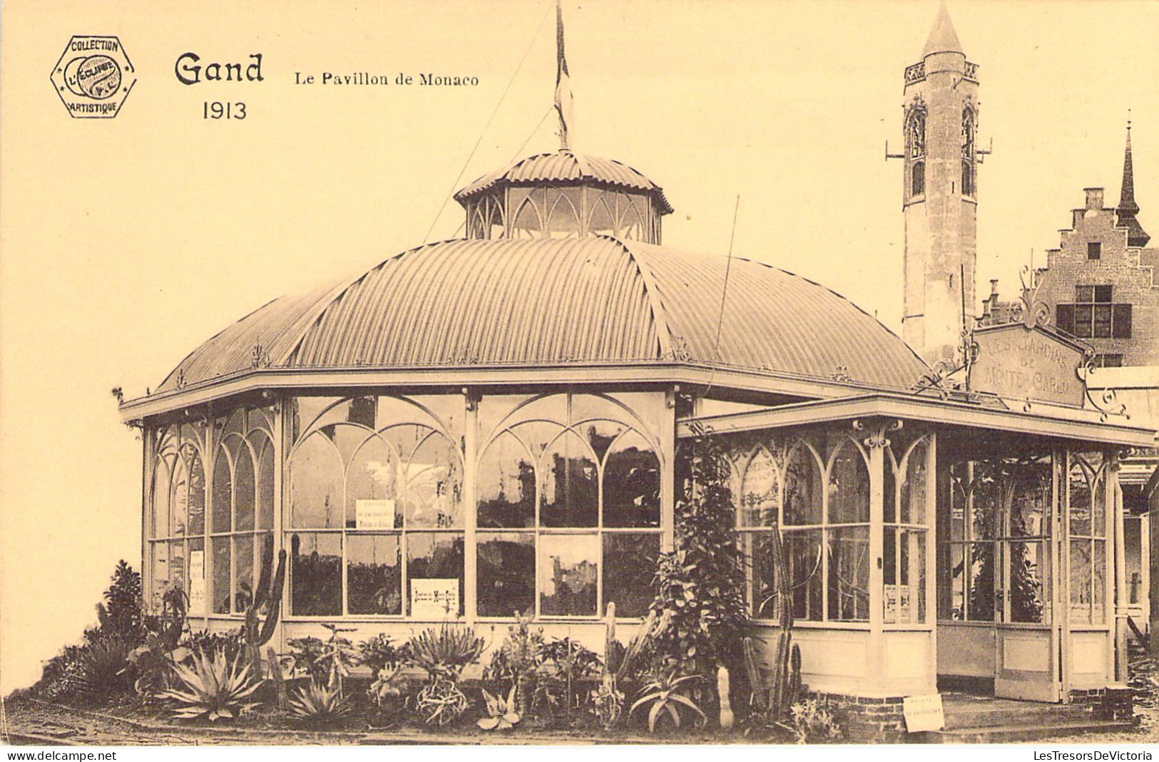 BELGIQUE - GAND - GENT - Exposition Universelle 1913 - Le Pavillon De Monaco  - Carte Postale Ancienne - Gent