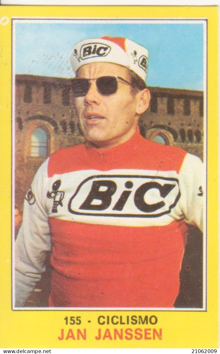 155 JAN JANSSEN - CICLISMO - VALIDA - CAMPIONI DELLO SPORT PANINI 1970-71 - Cyclisme