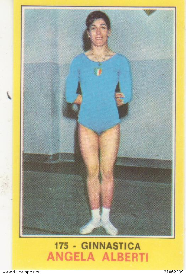 175 ANGELA ALBERTI - GINNASTICA - VALIDA - CAMPIONI DELLO SPORT PANINI 1970-71 - Gymnastique