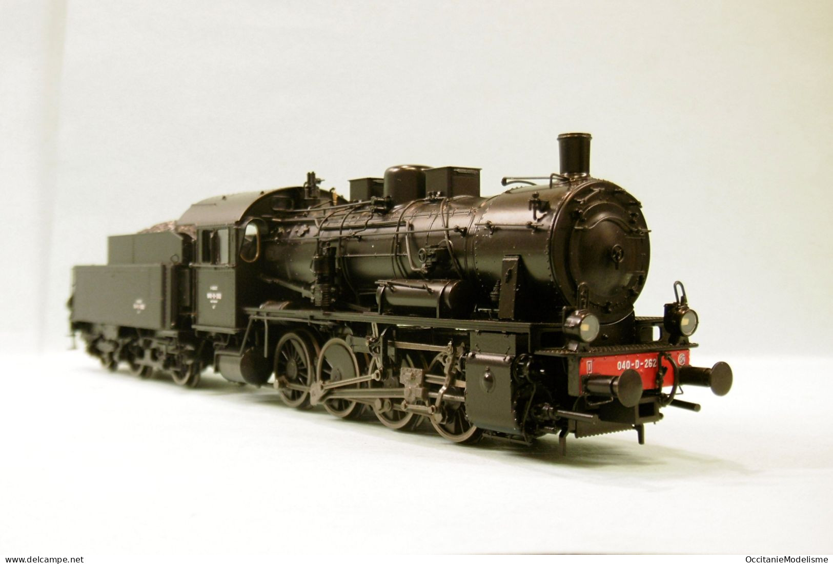 Jouef - Locomotive vapeur 040 D 262 ex AL noir ép. III réf. HJ2404 HO 1/87