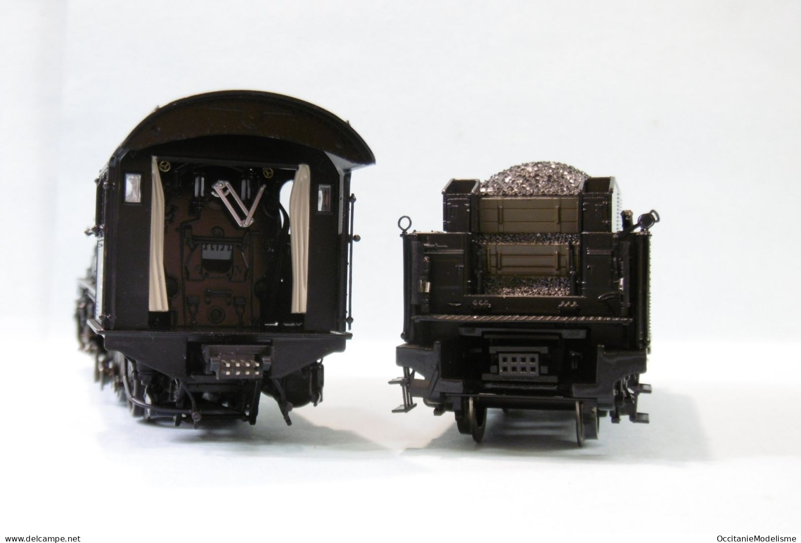 Jouef - Locomotive vapeur 040 D 262 ex AL noir ép. III réf. HJ2404 HO 1/87