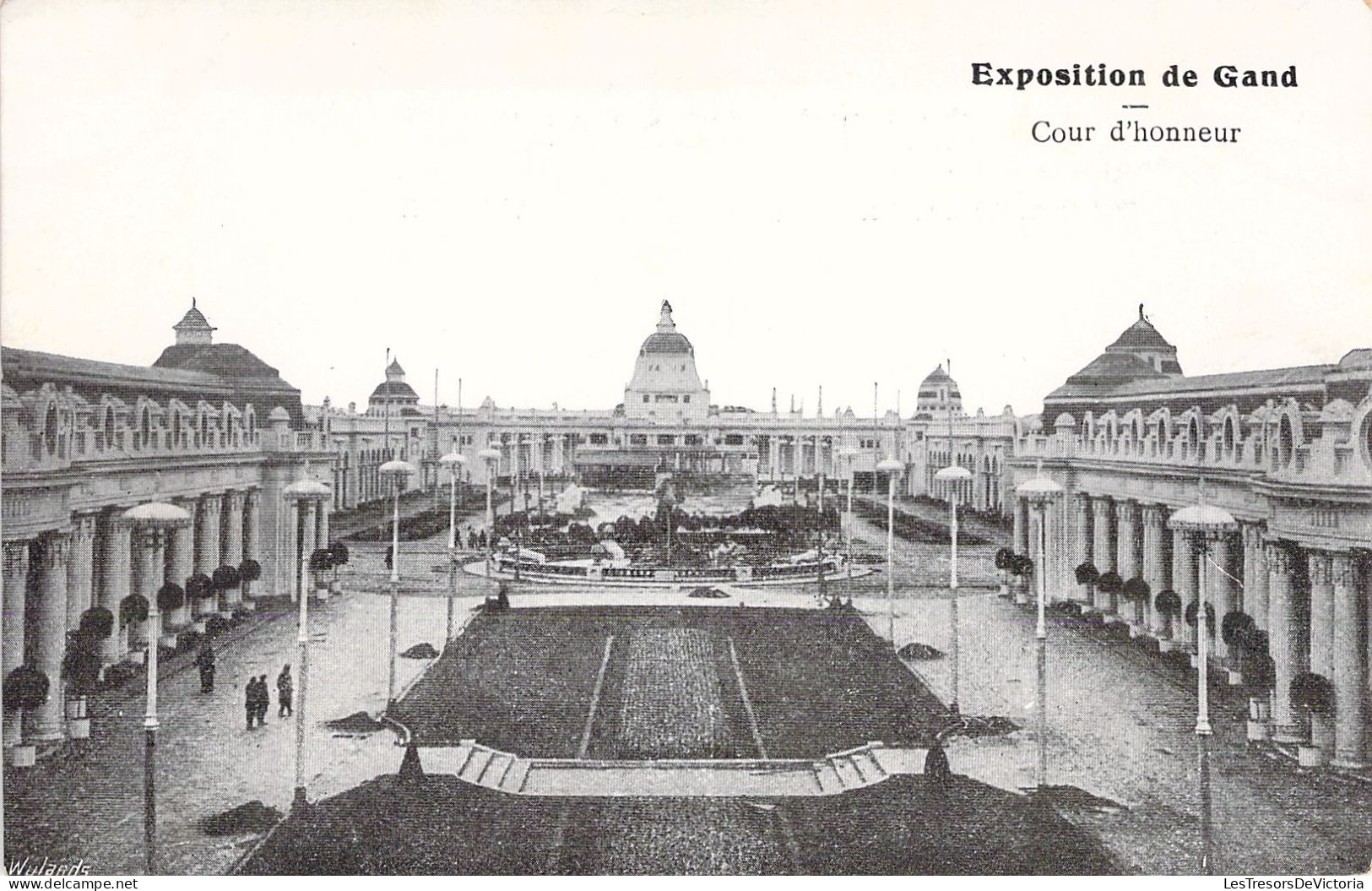 BELGIQUE - GAND - Exposition Universelle 1913 - Cour D'Honneur - Carte Postale Ancienne - Gent