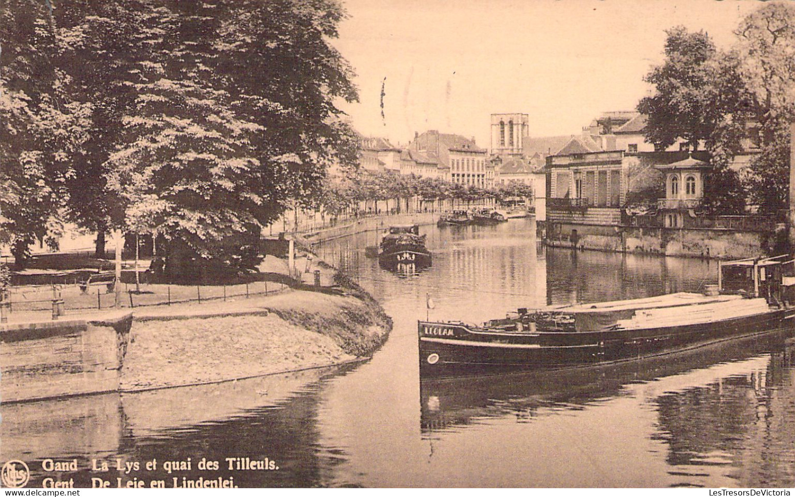 BELGIQUE - GAND - La Lys Et Quai Des Tilleuls - Carte Postale Ancienne - Gent
