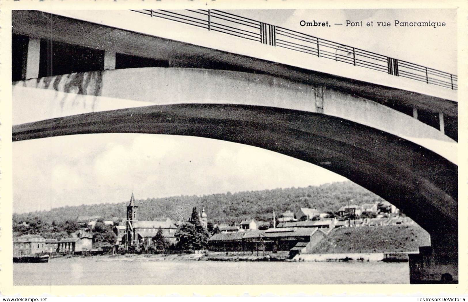 BELGIQUE - OMBRET - Pont Et Vue Panoramique - Edit Tomballe - Carte Postale Ancienne - Other & Unclassified