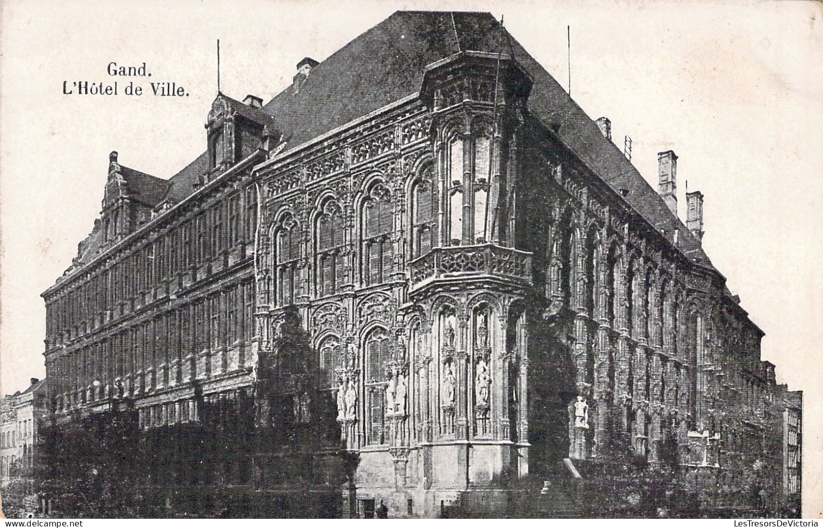 BELGIQUE - GAND - L'Hôtel De Ville - Carte Postale Ancienne - Gent