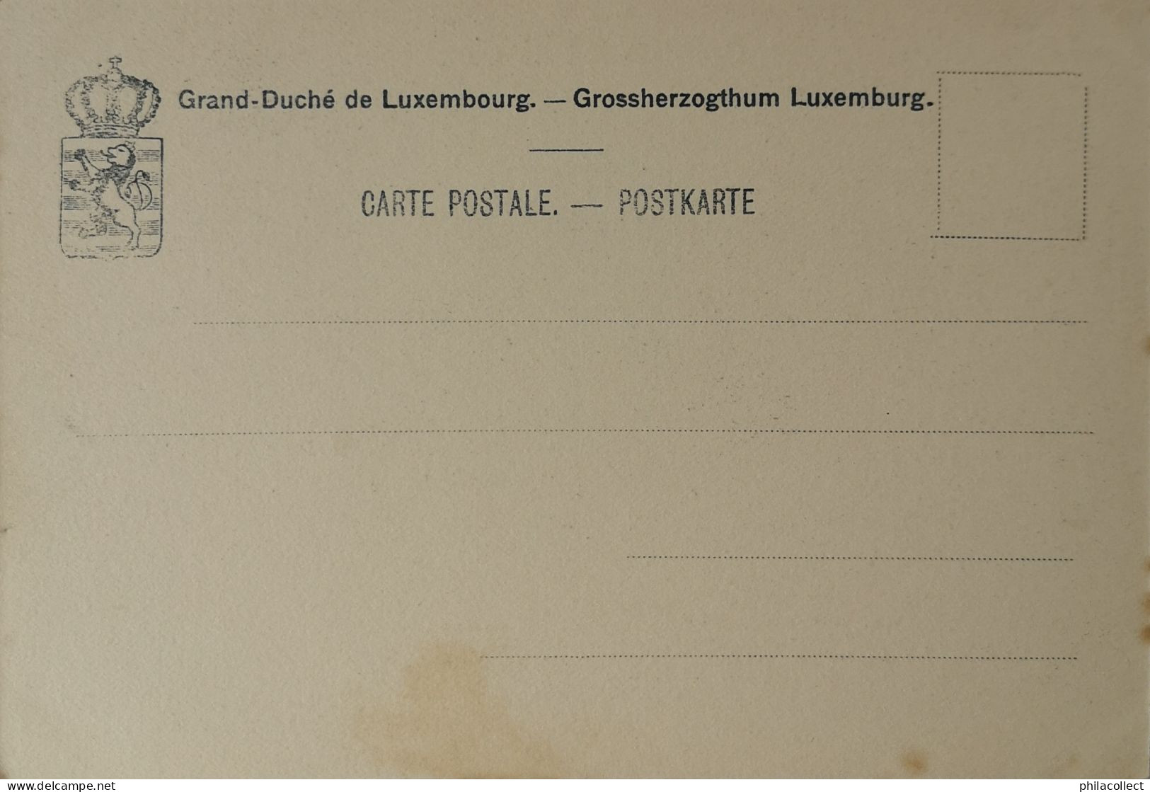 Luxembourg  (Diekirch) LA Poste - Eglise Ca 1900 Light Stains - Diekirch