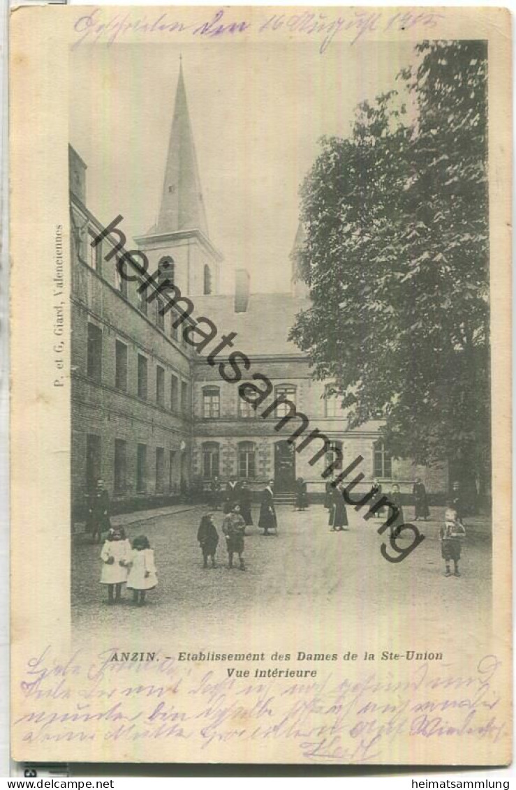 Anzin -Etablissement Des Dames De La Ste.-Union - Verlag P. Et G. Giard Valenciennes - Anzin