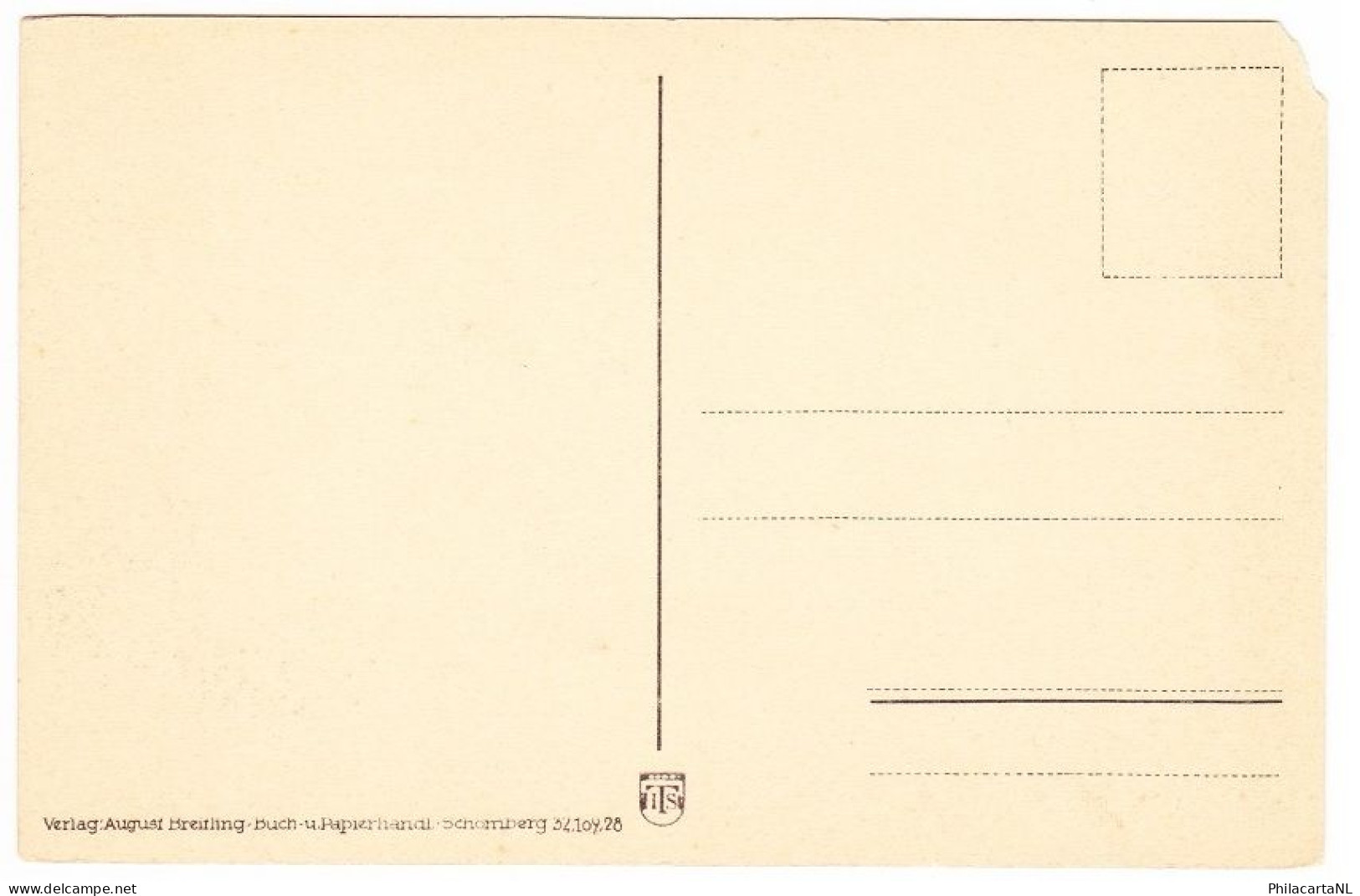 Schomberg Schwarzwald - Hohenluftkurort Partie An Der Lindenstrasse - At The Top Left, A Piece Is Missing From The Corne - Schömberg