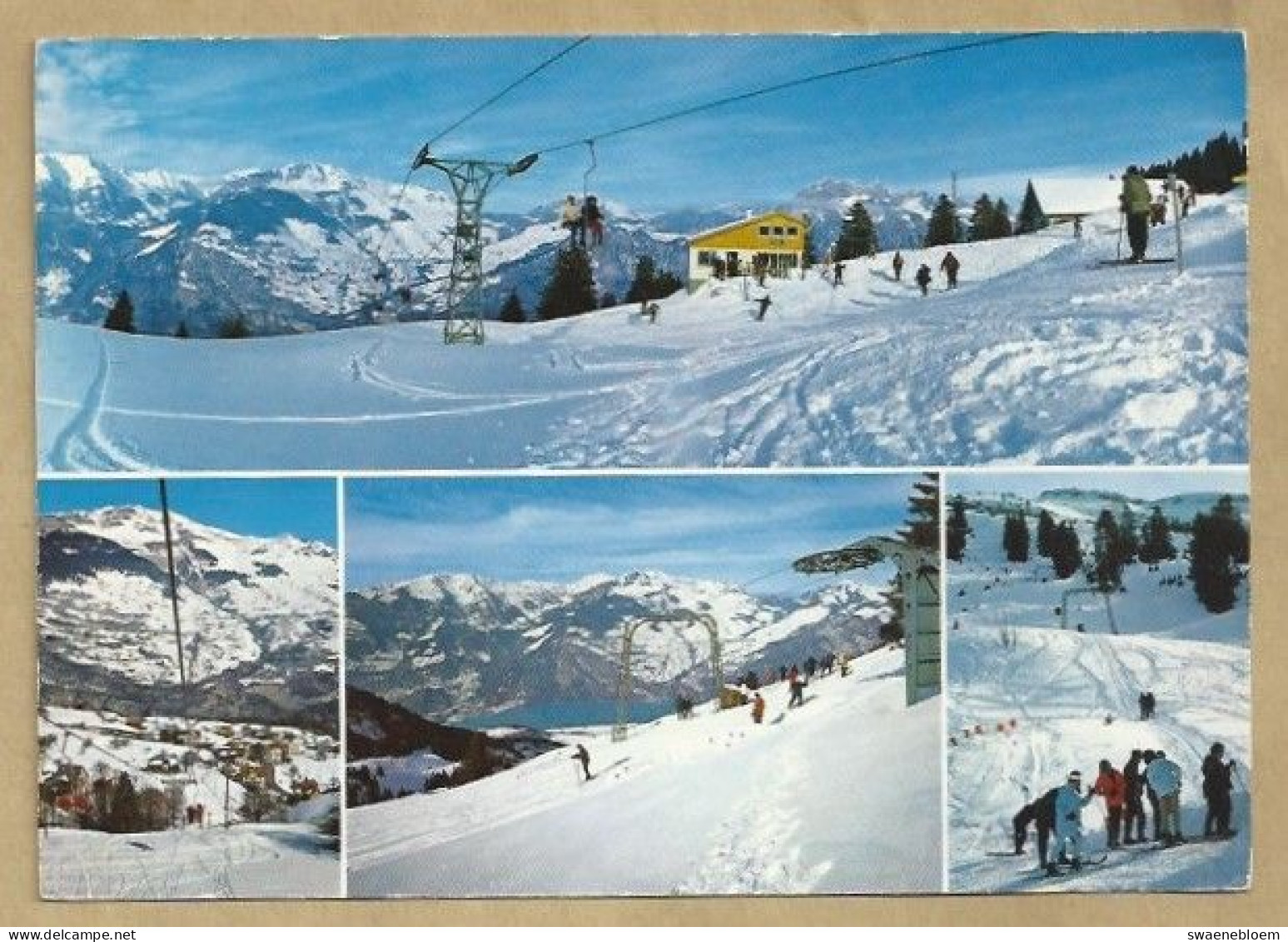 CH.- ZWITSERLAND. SUISSE. SESSELBAHN- KERENZERBERG- FILZBACH GL. SKILIFT HABERGSCHWAND - BORTEGG. SPEER. - Filzbach