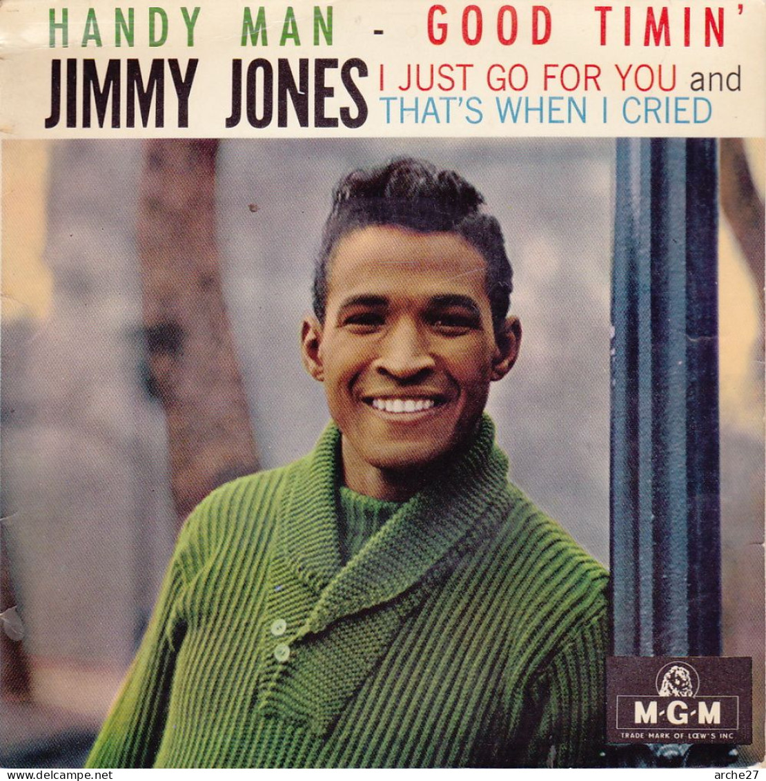 POCHETTE EP 45 TOURS Jimmy Jones - 53 (sans Disque) - Accessoires, Pochettes & Cartons