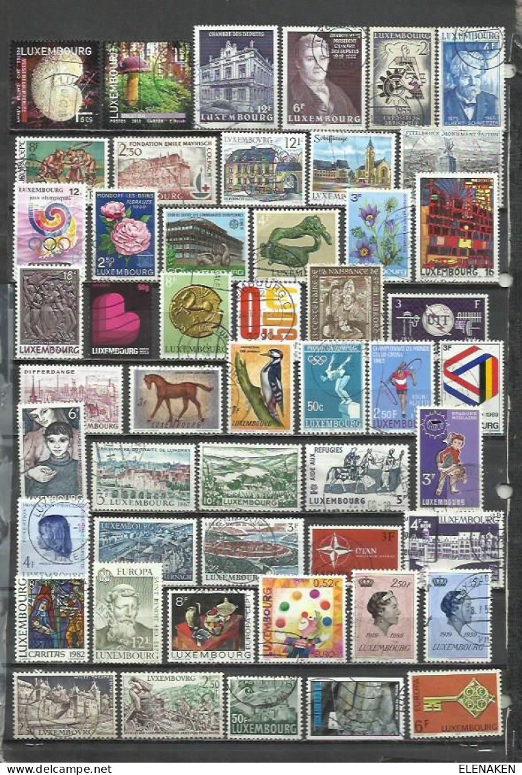 R255-SELLOS LUXEMBURGO SIN TASAR,BUENOS VALORES,VEAN ,FOTO REAL.LUXEMBOURG STAMPS WITHOUT TASAR, GOOD VALUES, SEE, REAL - Sammlungen