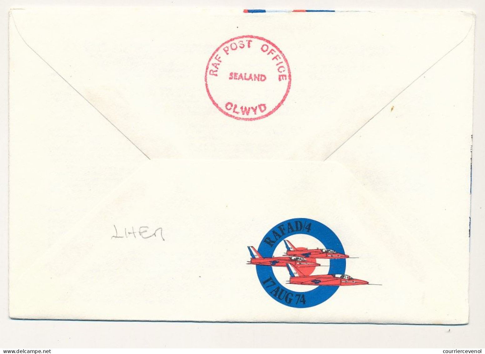 GRANDE BRETAGNE - Env. 50eme Anniversaire Royal Air Force - British Forces Postal Service - 17 Août 1974 - Covers & Documents