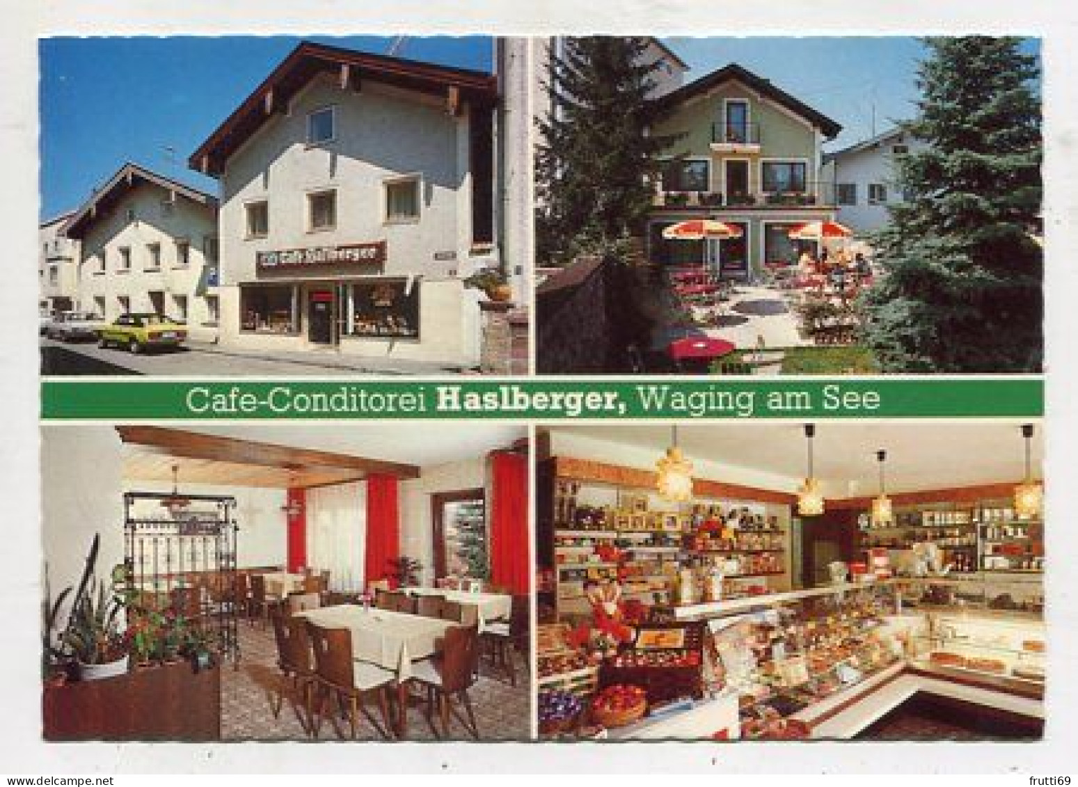 AK 131152 GERMANY - Waging Am See - Cafe-Conditorei Haslberger - Waging