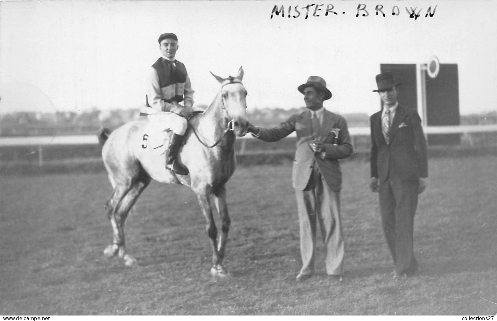 LOT DE 42 CARTES PHOTO -1934 / 1937 - CHEVAUX DE COURSE- HIPPODROME DU CAIRE EGYPTE - 5 - 99 Postales