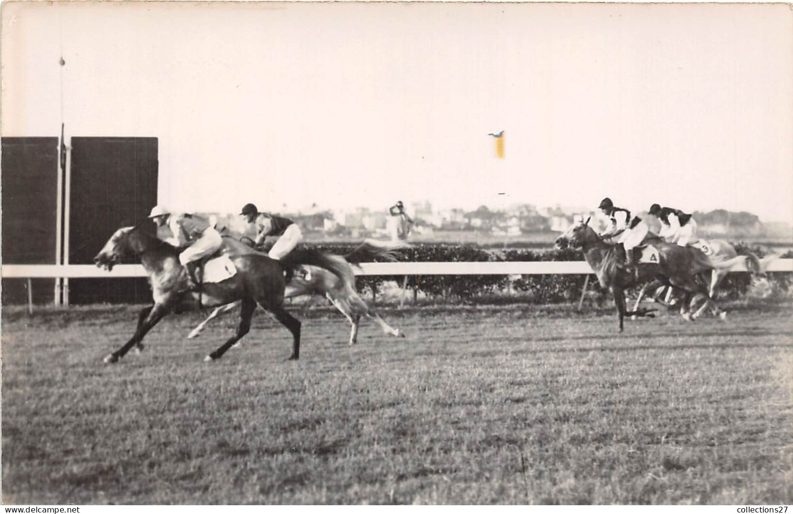 LOT DE 42 CARTES PHOTO -1934 / 1937 - CHEVAUX DE COURSE- HIPPODROME DU CAIRE EGYPTE