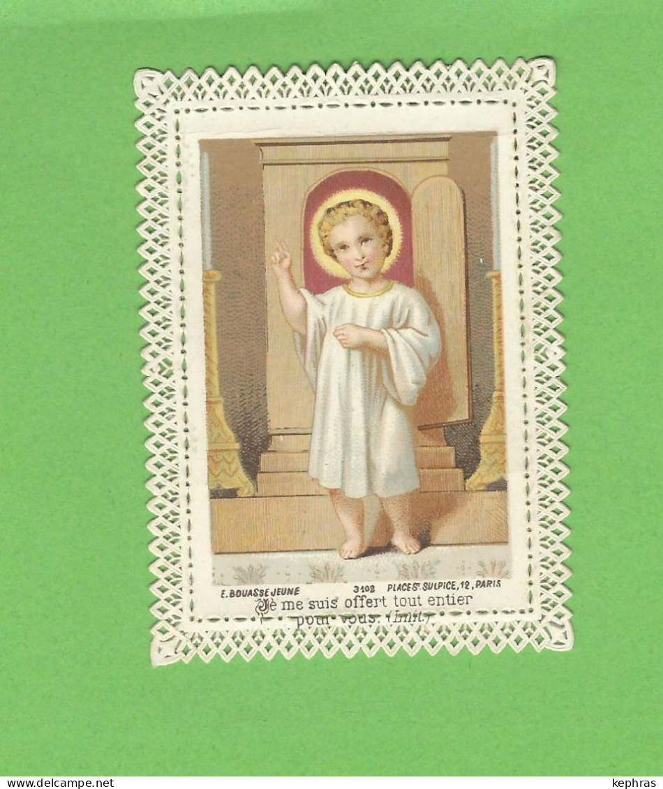 SUPERBE CANIVET - Enfant Jésus - Bouasse Jeune - N° 3102 - Devotieprenten