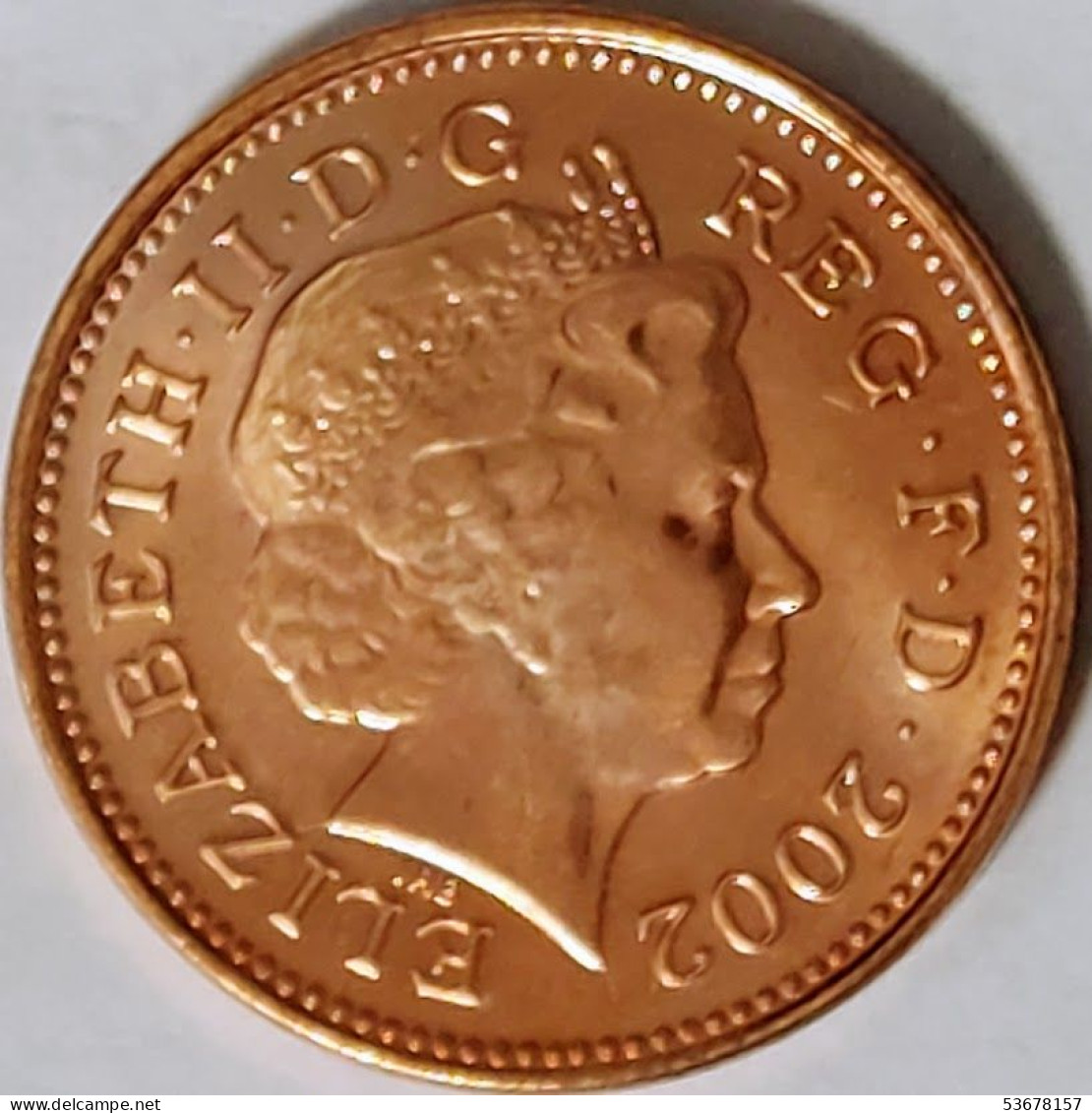 Great Britain - Penny 2002, KM# 986 (#2308) - 1 Penny & 1 New Penny