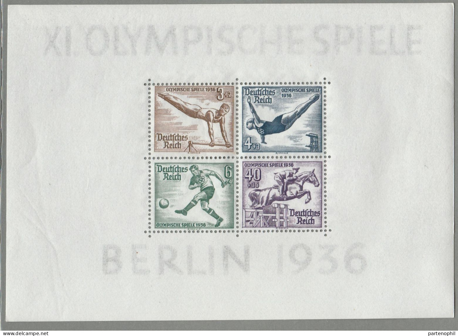 Germania Reich 1936 - Olimpic Games Set MH - Ete 1936: Berlin