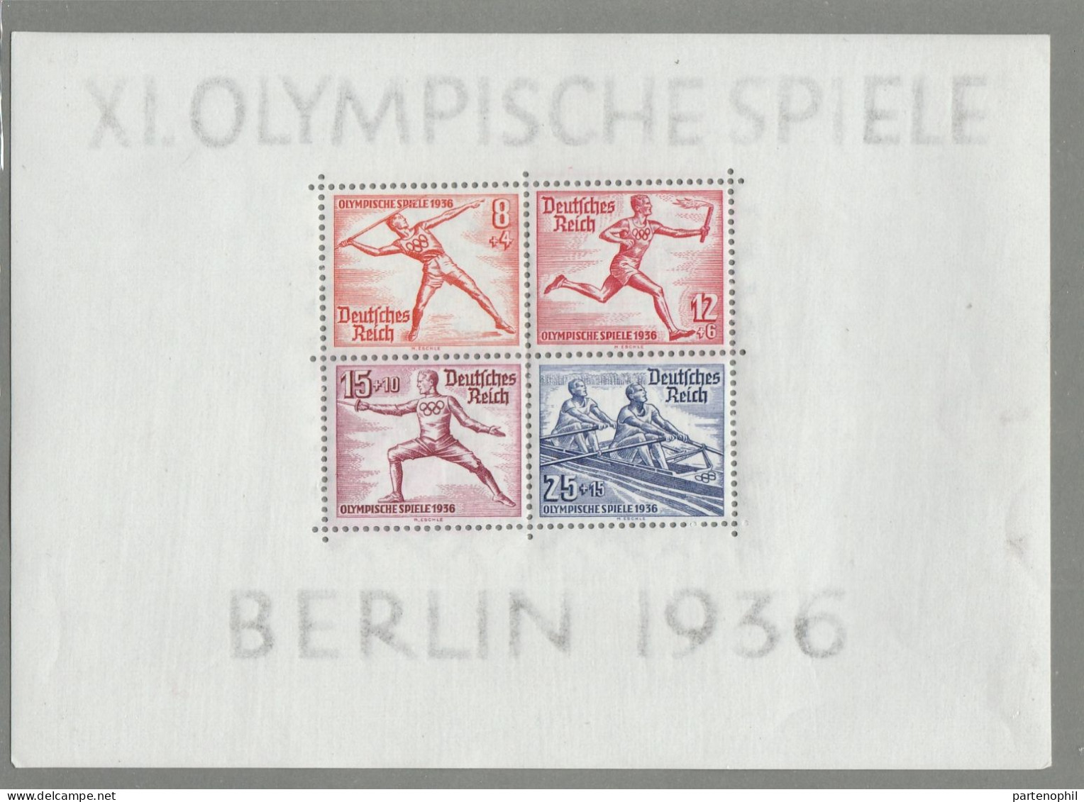 Germania Reich 1936 - Olimpic Games Set MH - Sommer 1936: Berlin