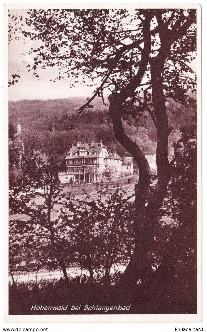 Schlangenbad - Hotel Pension Hohenwald - Schlangenbad