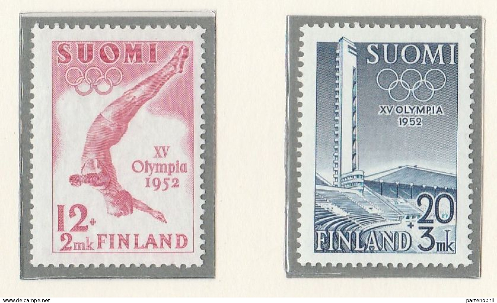 Finlandia 1952 - Olimpic Games Set MNH - Verano 1952: Helsinki
