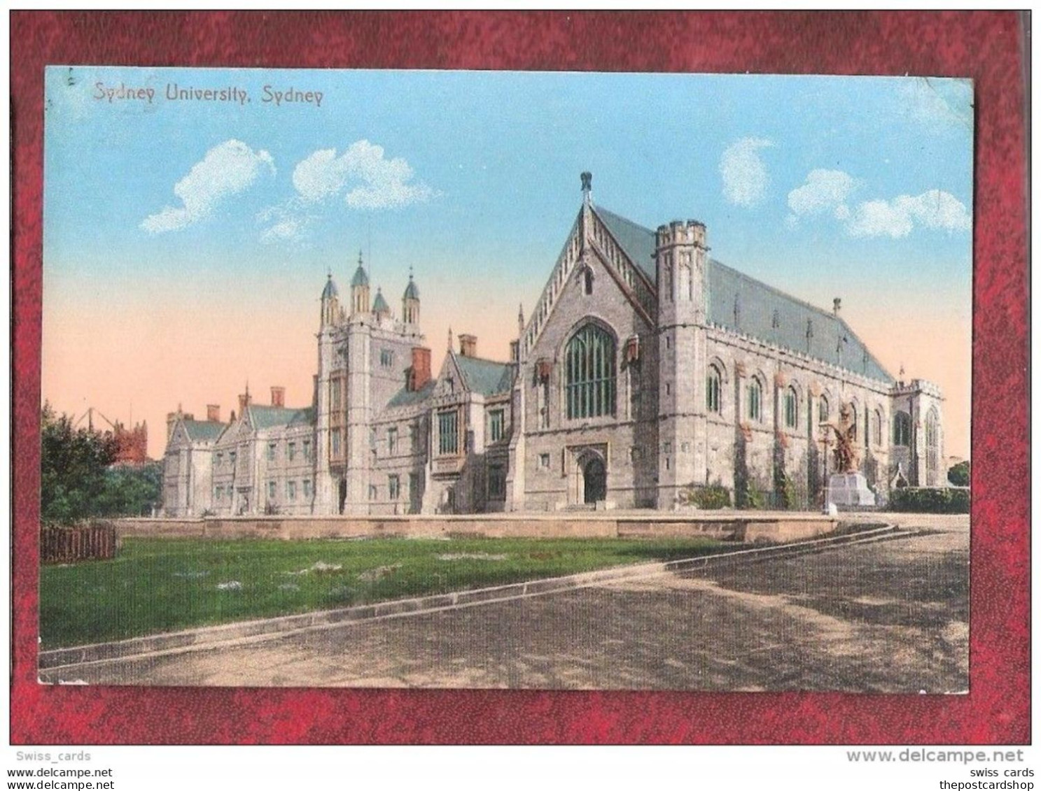 AUSTRALIA SYDNEY UNIVERSITY NSW NEW SOUTH WALES UNUSED - Sydney