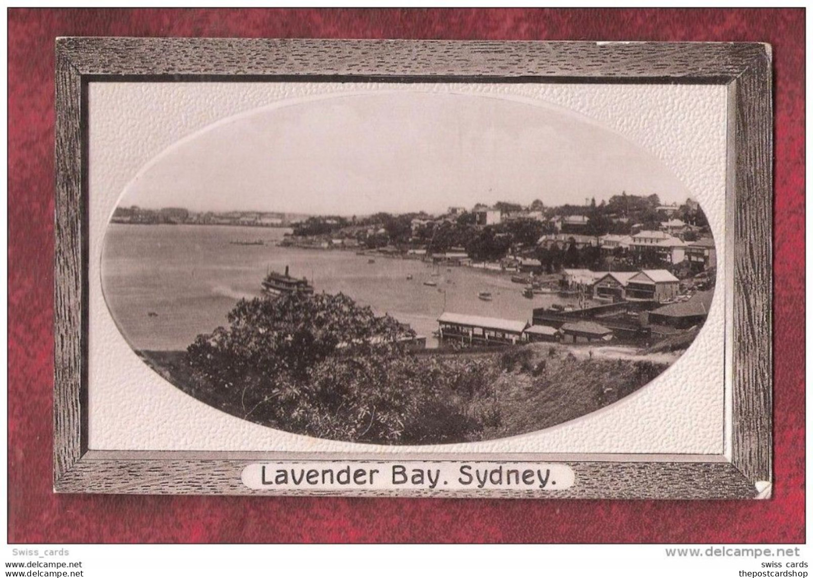 AUSTRALIA SYDNEY LAVENDER BAY NSW NEW SOUTH WALES UNUSED SHIP BOAT STEAMER - Sydney