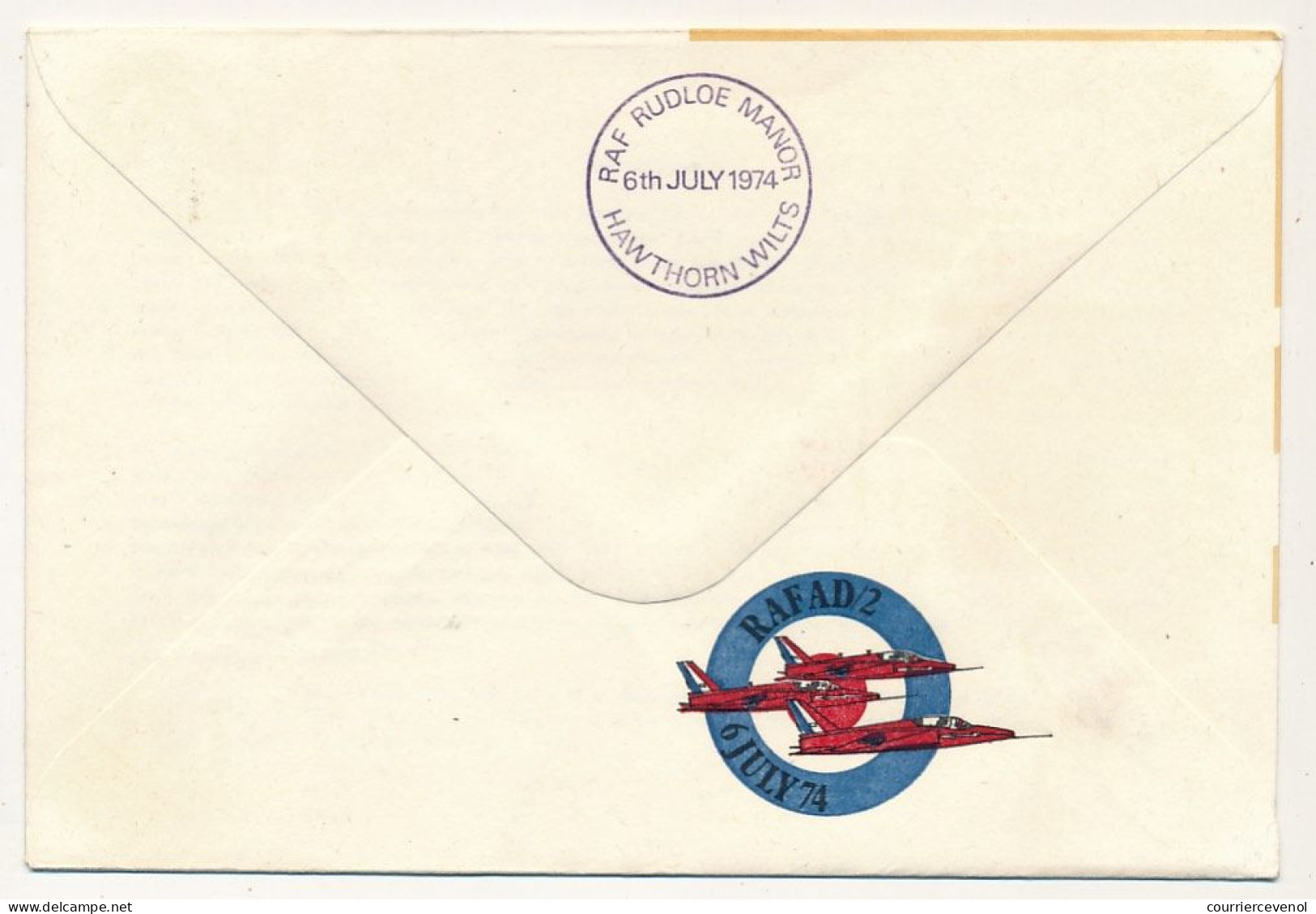 GRANDE BRETAGNE - Env. RAFA Display Exeter - 6 Juillet 1974 - British Forces Postal Service - Storia Postale