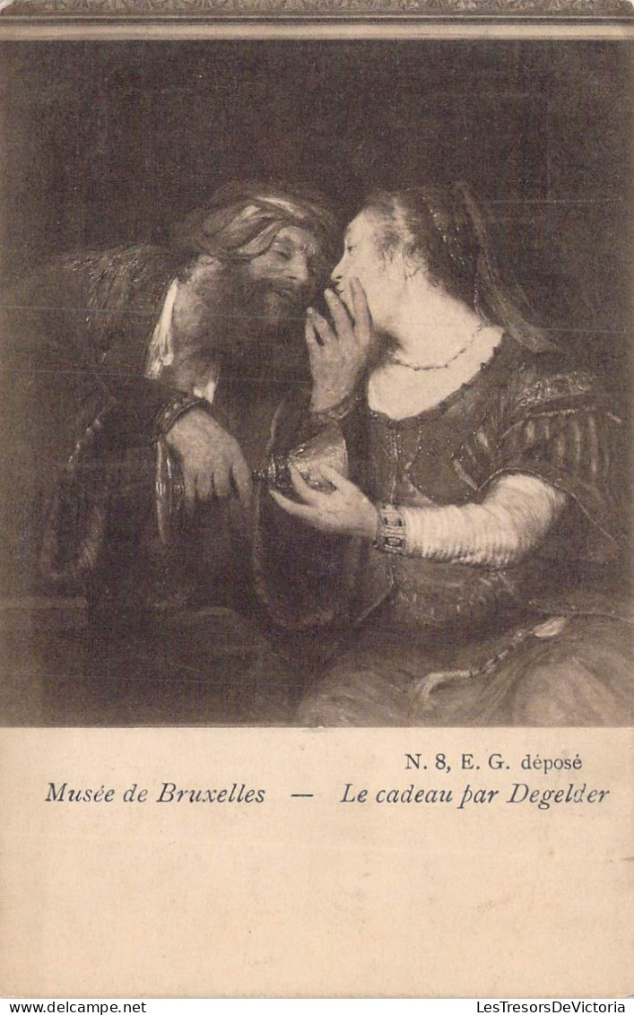 MUSEES - Musée De Bruxelles - Le Cadeau Par Degelder - Carte Postale Ancienne - Museum