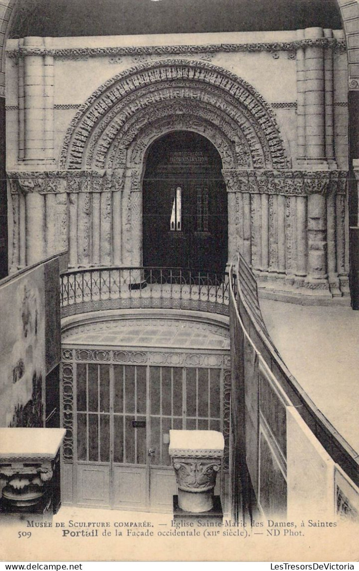 MUSEES - Musée De Sculpture Comparée - Eglise Sainte-Marie Des Dames, à Sainte Portail De La.. - Carte Postale Ancienne - Museen