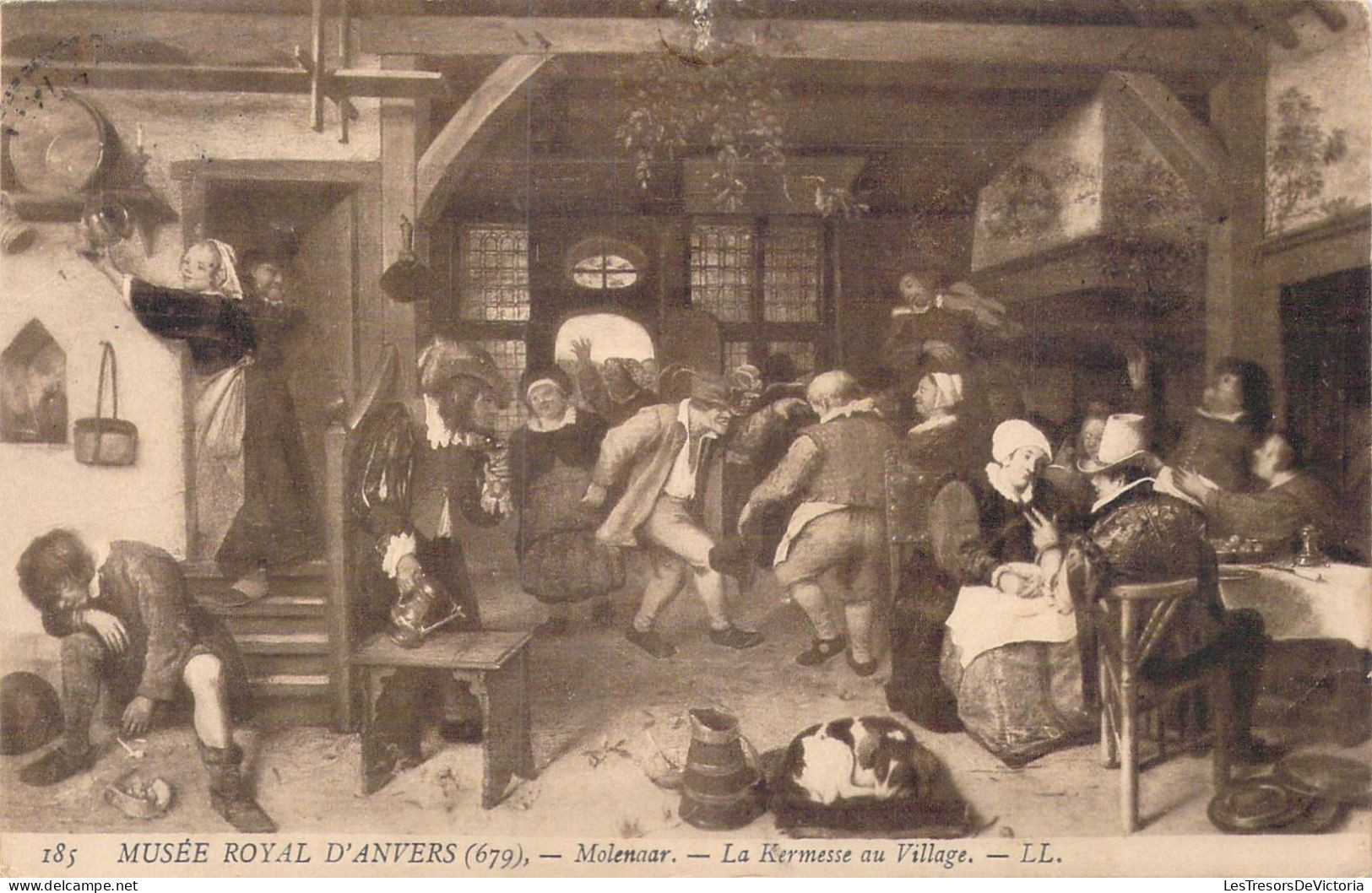 MUSEES - Musée Royal D'Anvers - Molenaar - La Kermesse Au Village - Carte Postale Ancienne - Museum