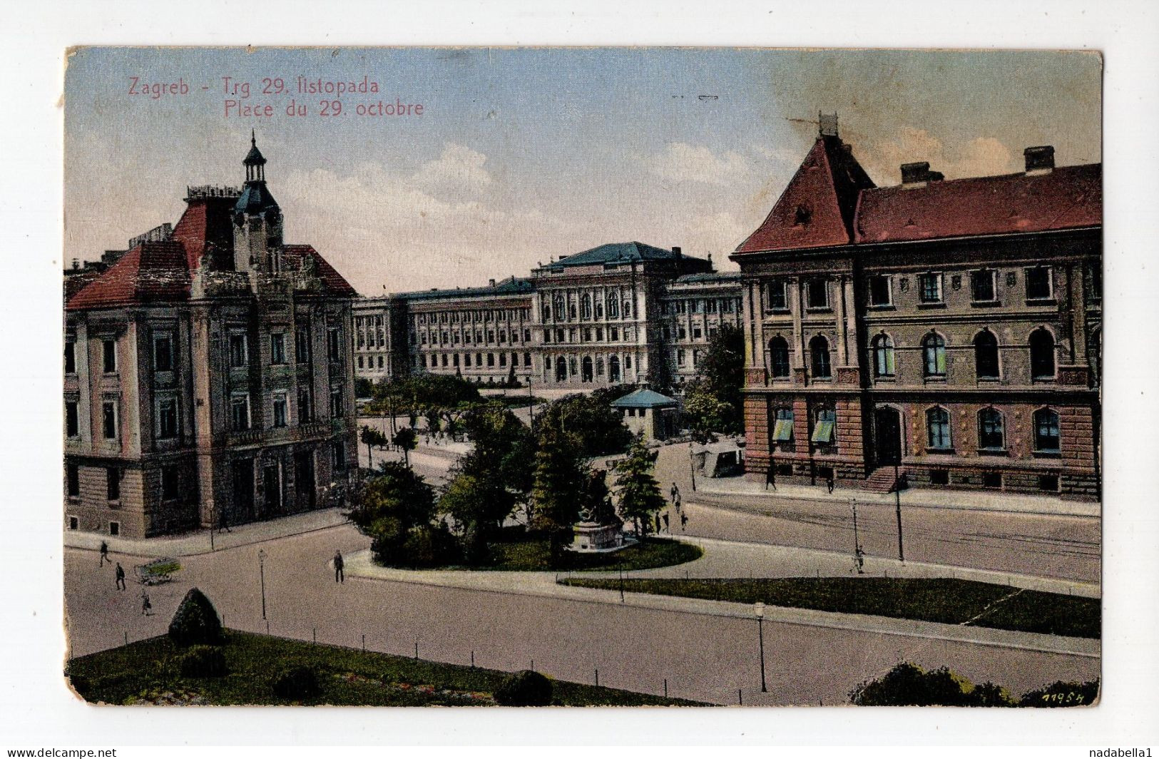 1920? KINGDOM OF SHS,CROATIA,ZAGREB,POSTCARD,USED - Yougoslavie