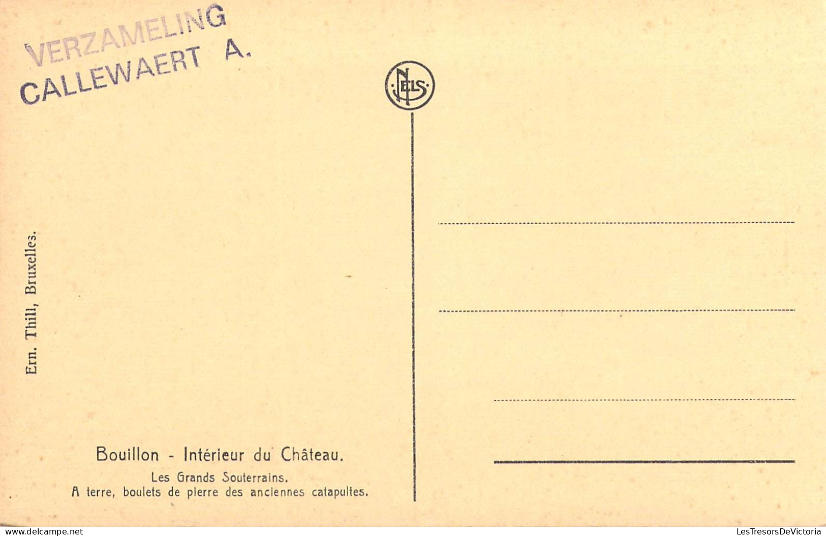 BELGIQUE - Bouillon - Intérieur Du Château - Les Grands Souterrains - Carte Postale Ancienne - Bouillon