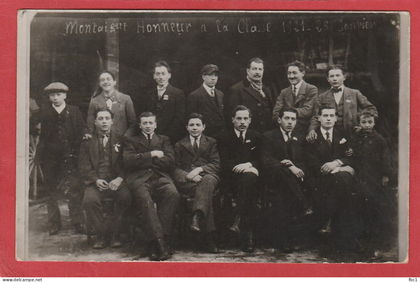 Puy De Dôme - Montaigut En Combraille -  Carte-photo - Classe 1921 - Montaigut