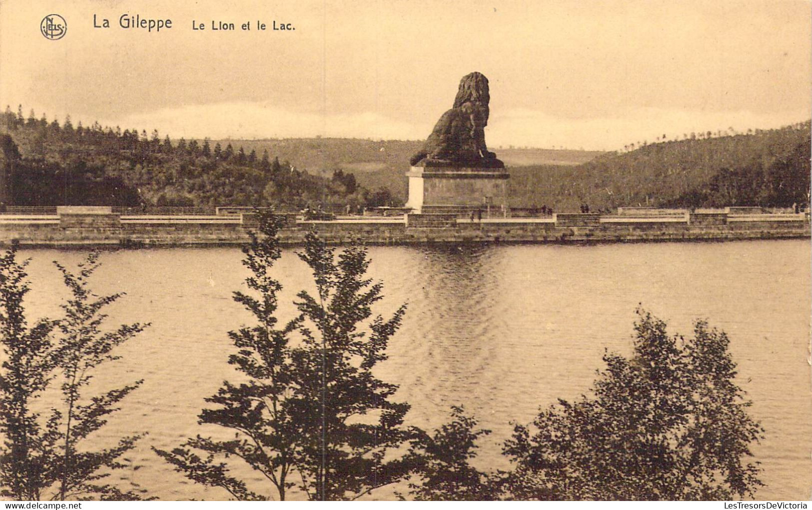 BELGIQUE - La Gileppe - Le Lion Et Le Lac - Carte Postale Ancienne - Sonstige & Ohne Zuordnung