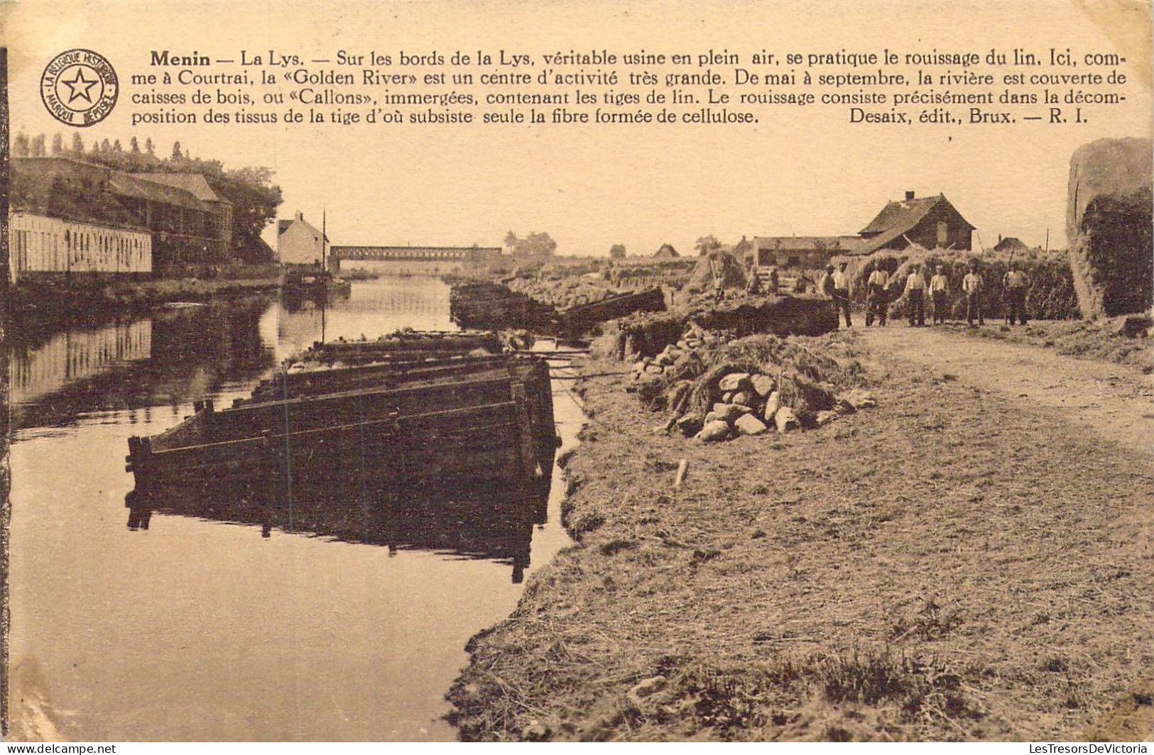 BELGIQUE - Menin - La Lys - Sur Les Bords De La Lys - Carte Postale Ancienne - Menen