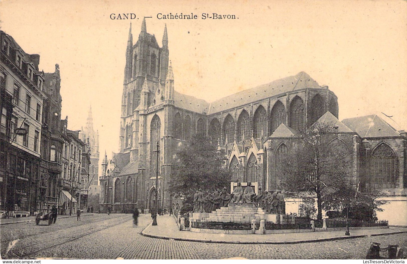 BELGIQUE - GAND - Cathédrale St Bavon - Carte Postale Ancienne - Gent