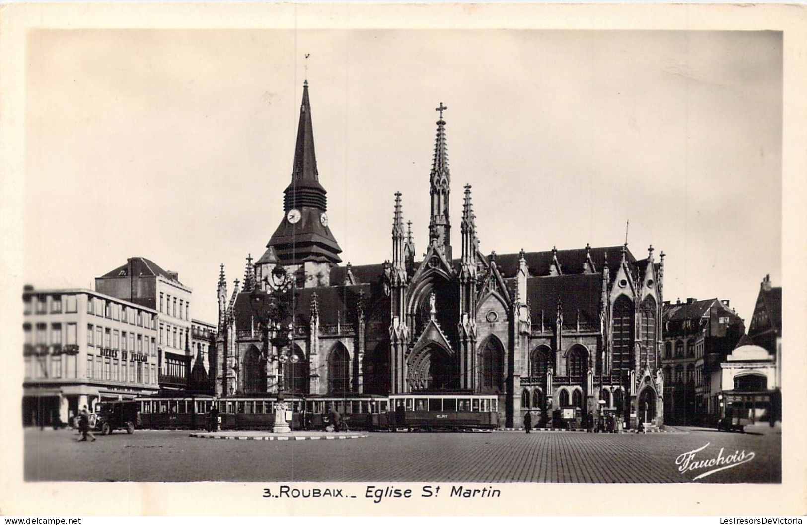 FRANCE - 59 - Roubaix - Eglise St Martin - Carte Postale Ancienne - Roubaix