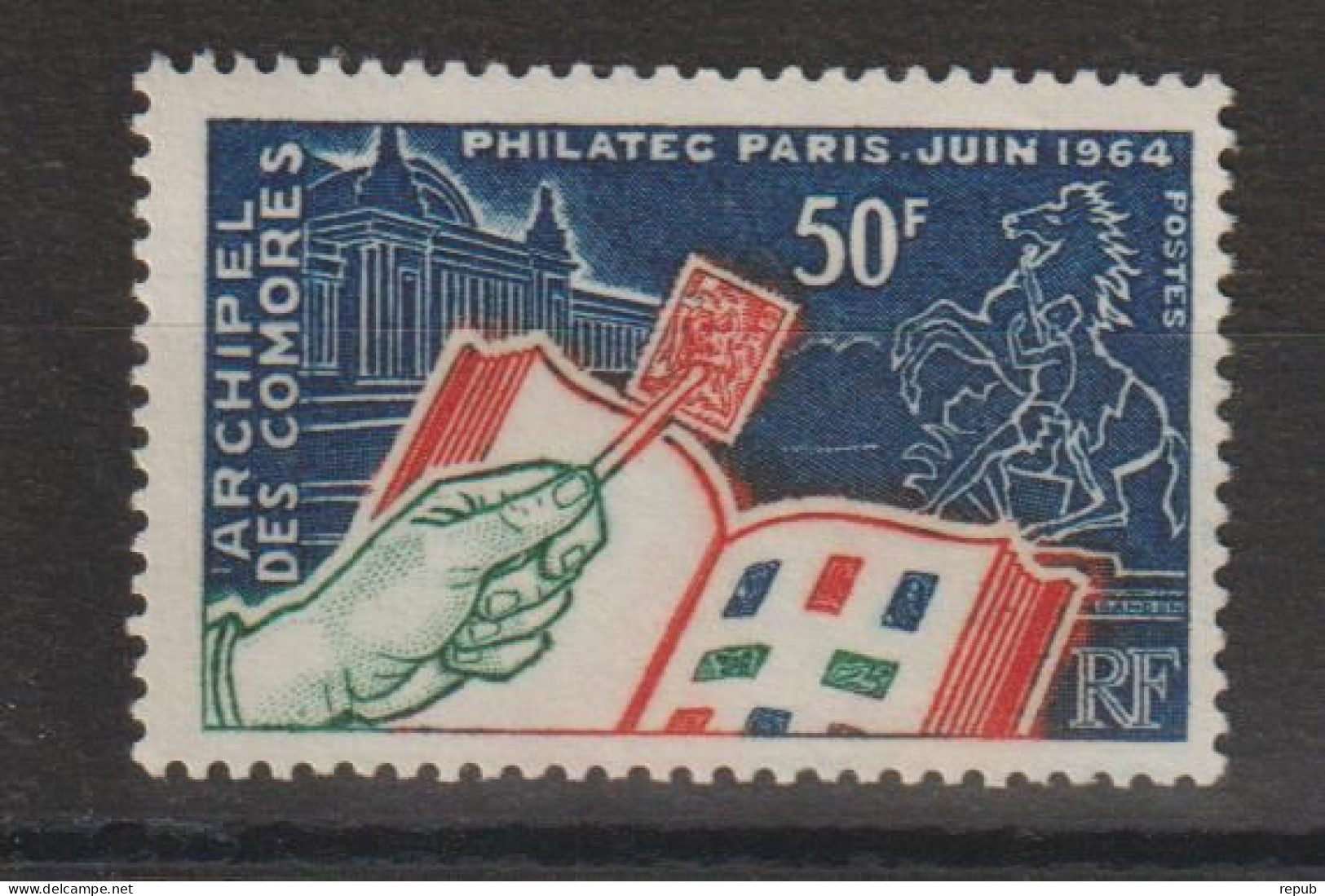 Comores 1964 Philatec 32, 1 Val ** MNH - Neufs