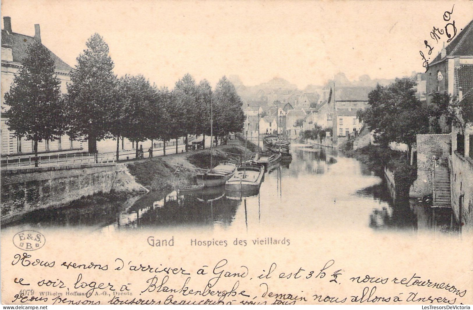 BELGIQUE - GAND - Hospices Des Vieillards - Carte Postale Ancienne - Gent